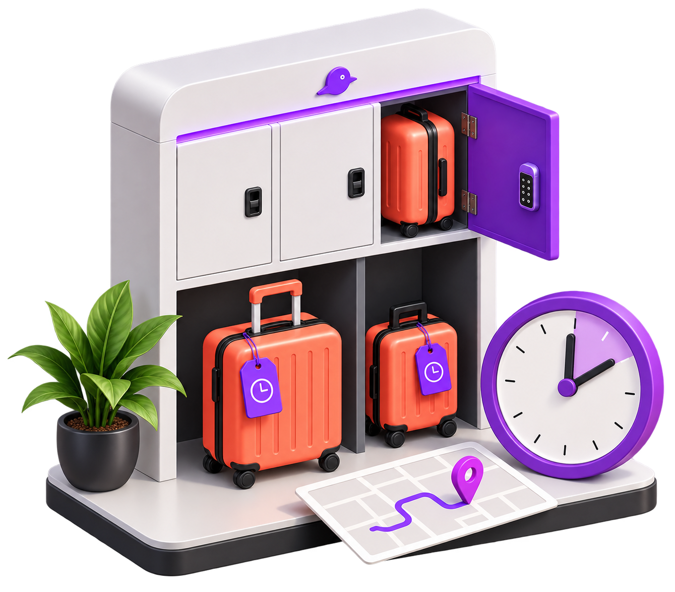 Hourly Luggage Storage